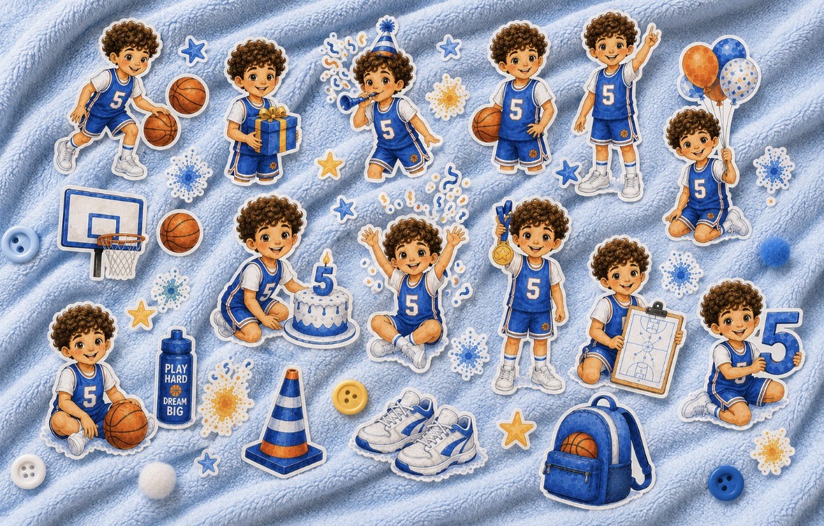 Basketballparty S Set – Bild 8