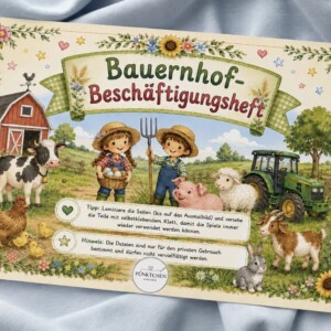 Bauernhof Beschäftigungsheft PDF