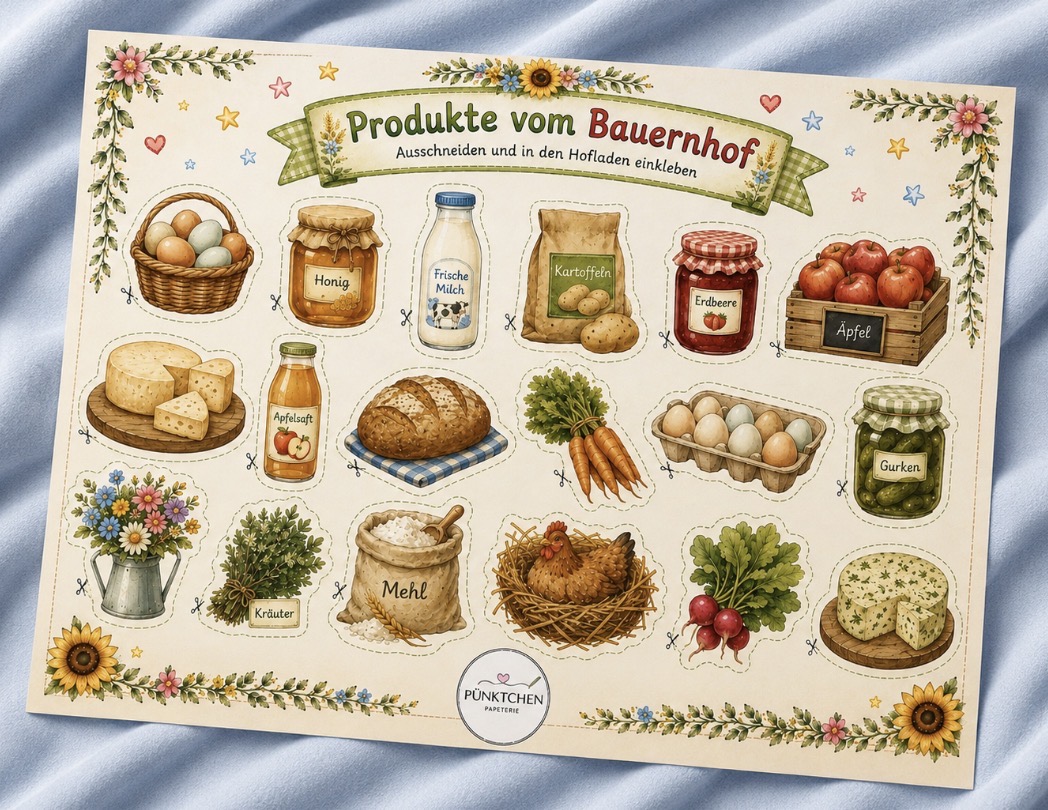 Bauernhof Beschäftigungsheft PDF – Bild 5