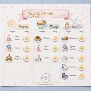 Tagesplan für Kinder PDF