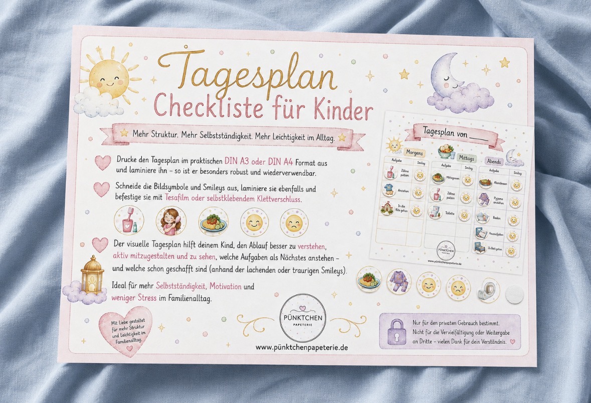 Tagesplan für Kinder PDF – Bild 2